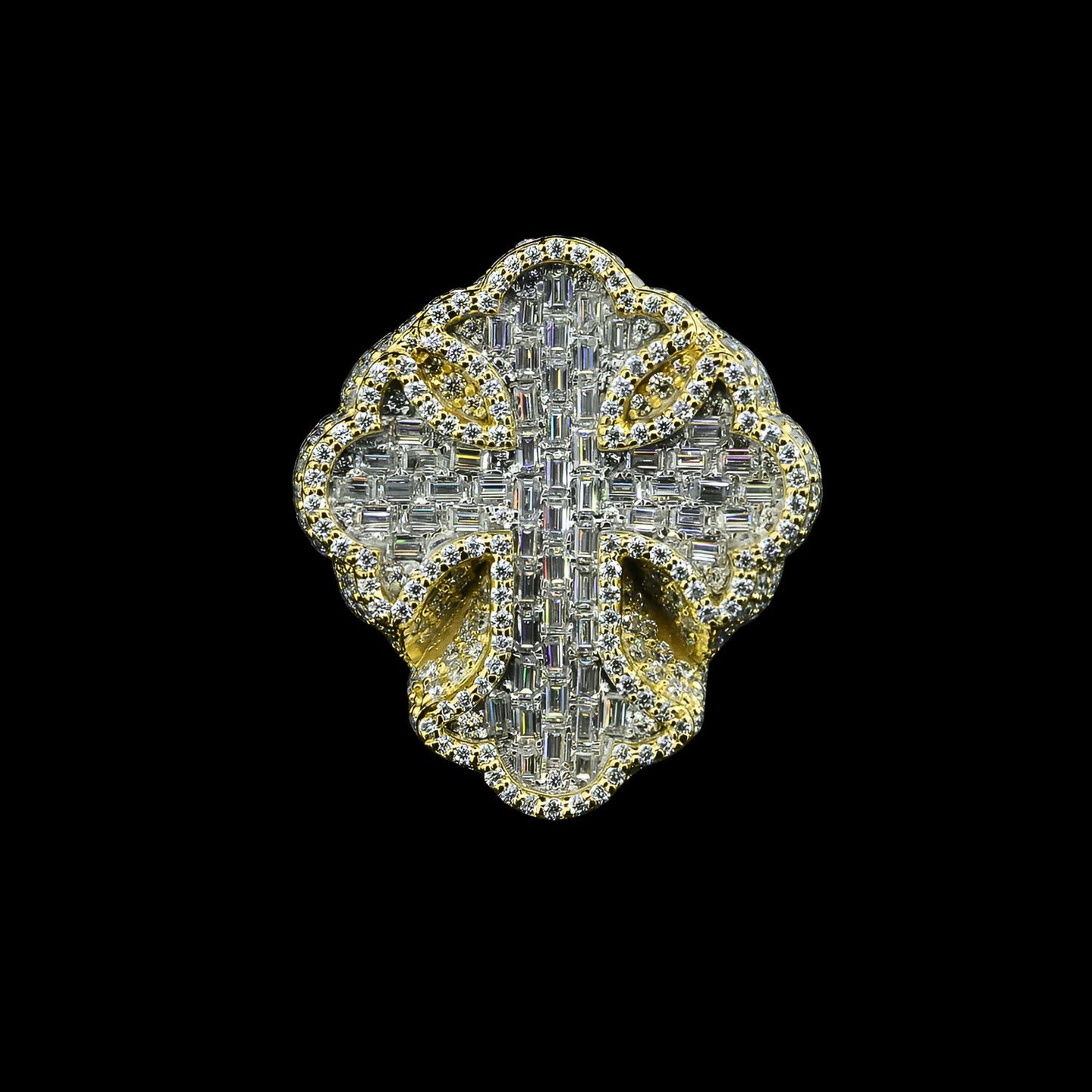 Diamond Cross Ring