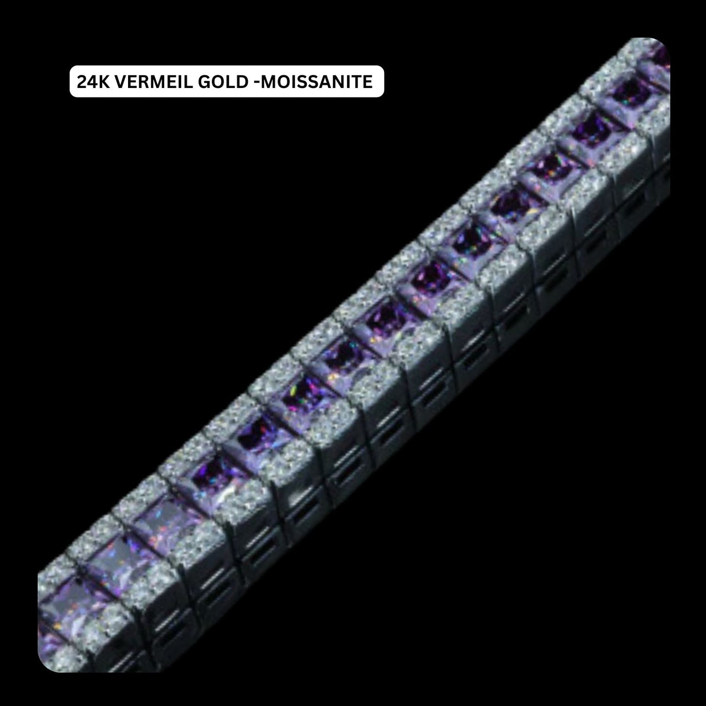 Radiant Purple Tennis Bracelet