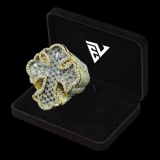 Diamond Cross Ring