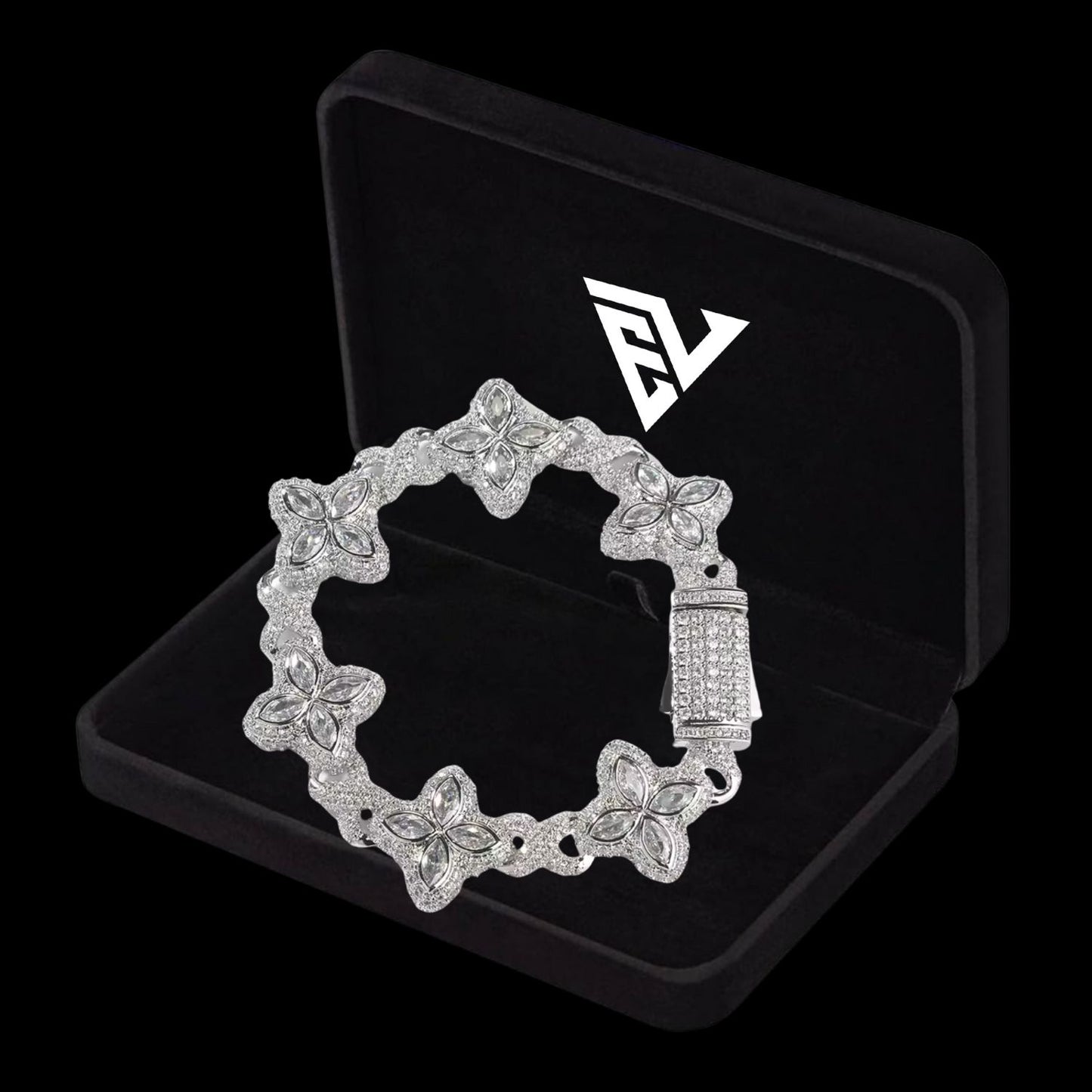 Flower Infinity Link Bracelet